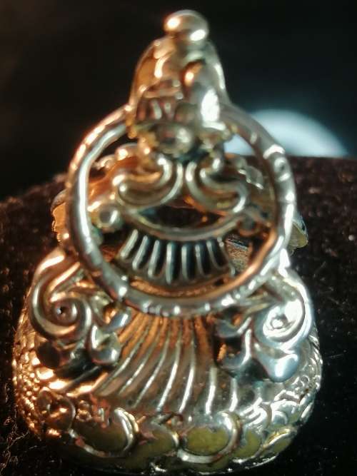 BEAUTIFUL RARE PINCHBECK CITRINE FOB