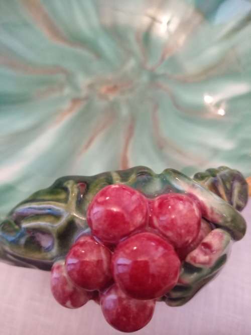 VINTAGE  1930`s ST PETER GRAZ AUSTRIAN MAJOLICA BOWL