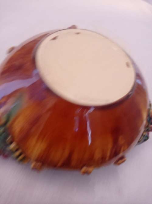 VINTAGE  1930`s ST PETER GRAZ AUSTRIAN MAJOLICA BOWL