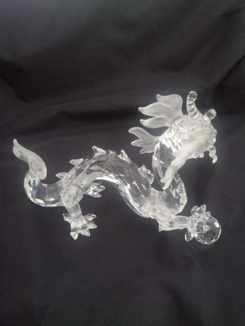 SWAROVSKI CRYSTAL DRAGON FABULOUS CREATURES WITH RED EYES