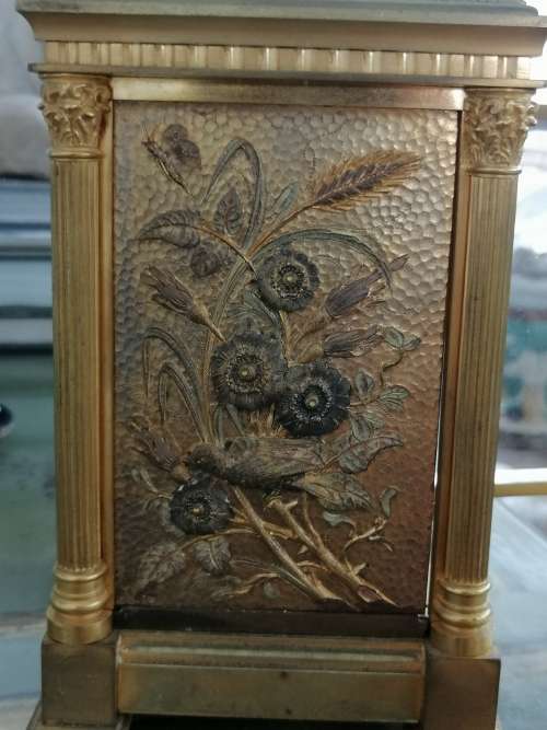 OUTSTANDING FRENCH GILT CARRIAGE CLOCK,  HENRI JAGOT CIRCA 1880. WORKING !!!