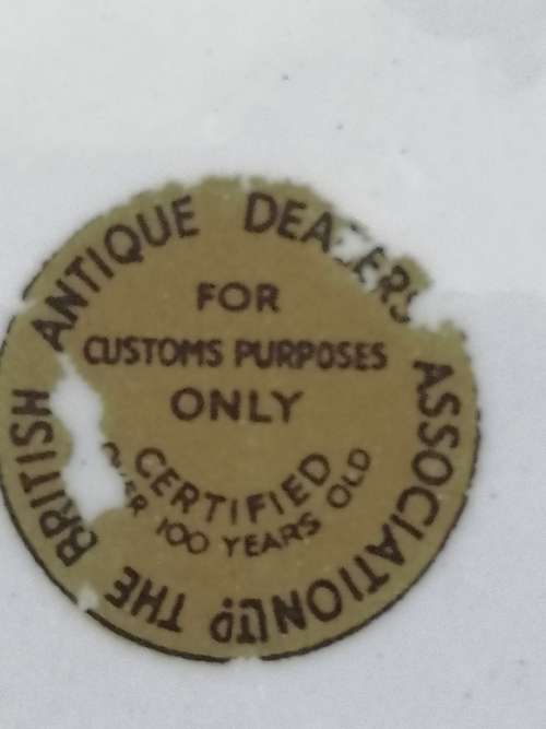 LATE GEORGIAN SPODE PLATE ,IRONSTONE,`LANDSCAPE` CHINOISERIE