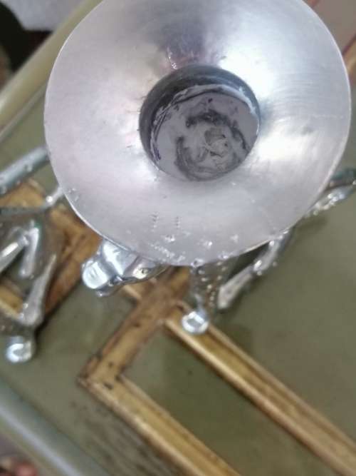 A Pair of Diana Carmichael Pewter medium size Cheetah Candlesticks