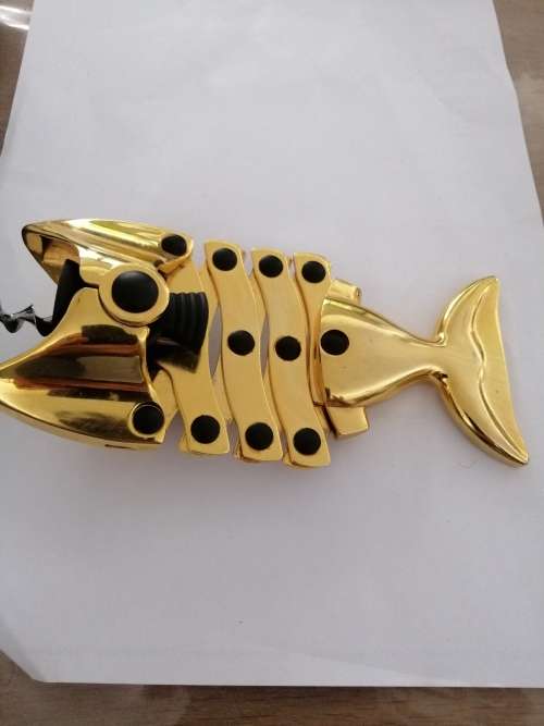 LAZY FISH BRASS CORKSCREW