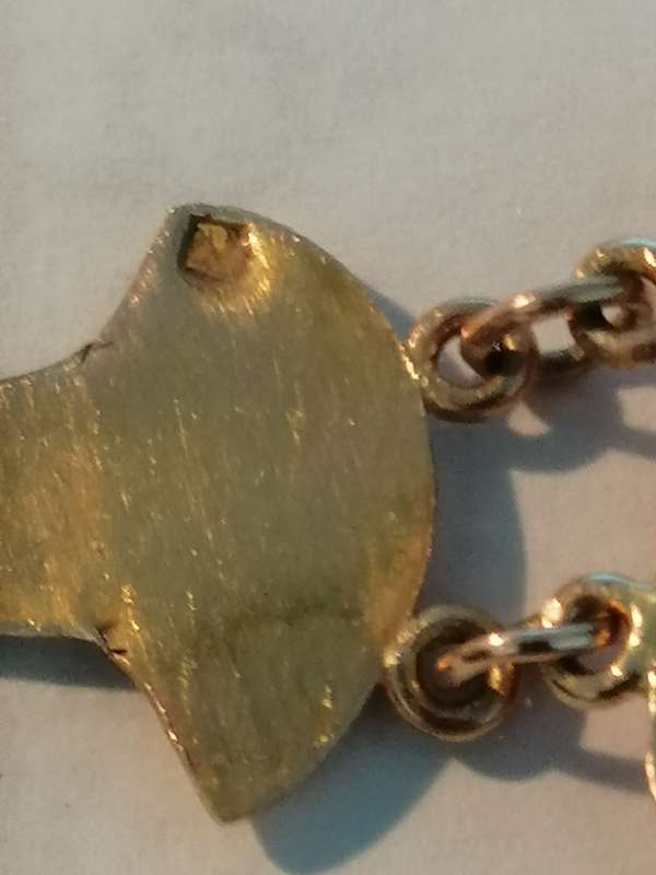 RESERVED  Alison Antique Art D Egyptian Revival 14 ct Rose Gold Synthetic Alexandrite Lotus Bracelet