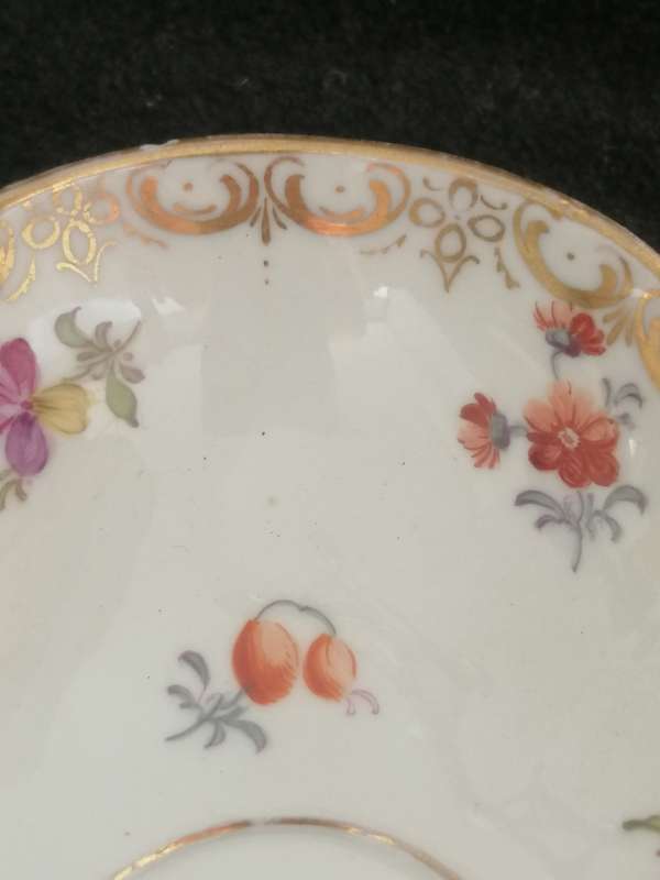 19th Century Meissen cup and saucer.