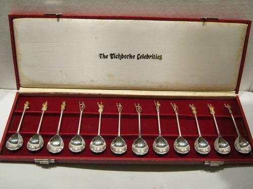 The Tichborne Celebrities SA Silver Hallmarked Spoons Signed Certificate
