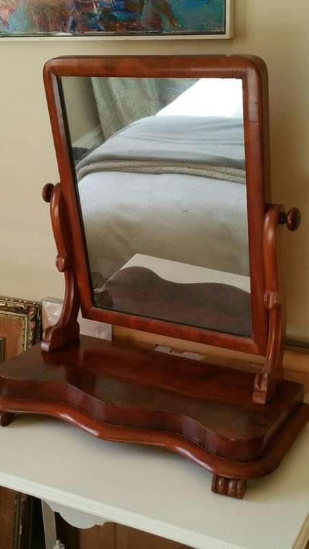 Mahogany Shaving  Mirror