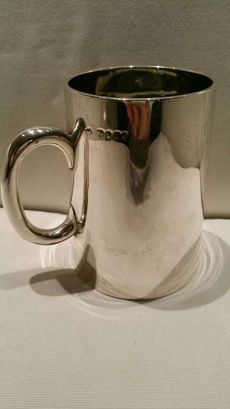 A Victorian Silver Mug Stephen Smith London 1867,  506grams
