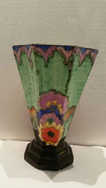 A Crown Devon Art Deco Vase