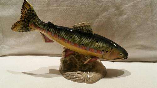 A Large Beswick Trout Green Tones 1246
