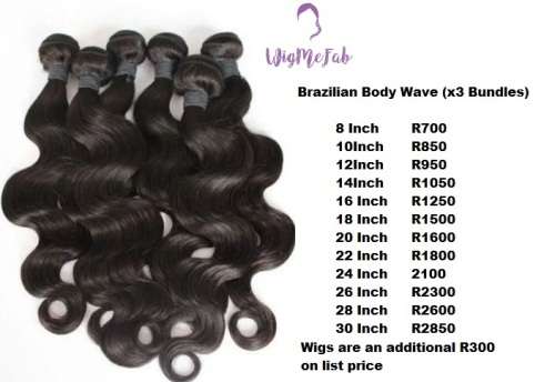 100% Brazilian Remy Body Wave Bundles 8" - 30"