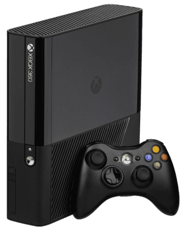 XBOX 360 with controller
