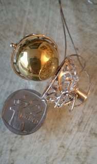 STUNNING MYSTIC BELL INCLUDING CHAIN FROM BALI