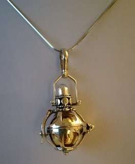 STUNNING MYSTIC BELL INCLUDING CHAIN FROM BALI