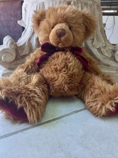 RUSS TEDDY BEAR - TINSEL