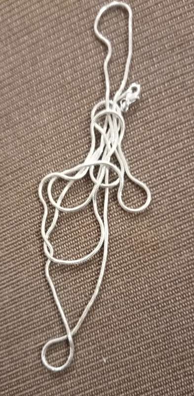 70cm Sterling silver snake chain