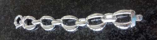 CHUNKY 925 STERLING SILVER "FILLED" BRACELETS