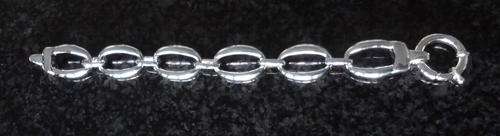 CHUNKY 925 sterling silver FILLED BRACELET