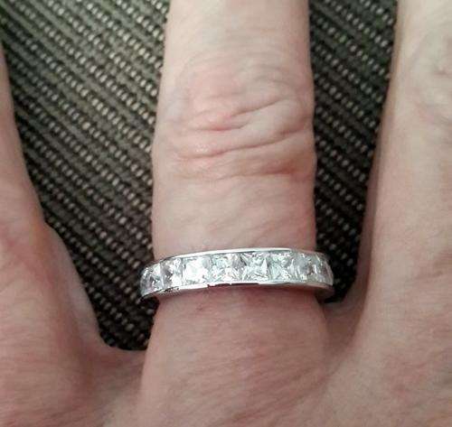 925 STERLING SILVER ETERNITY RING