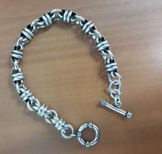925 STERLING SILVER HEAVY BRACELET