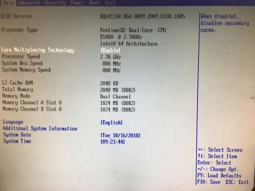 Pentium Dual-Core 2.7Ghz 2GB Ram 80GB HDD