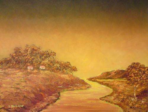 SA Artist Dirk Rossouw - "Amber dreamscape"