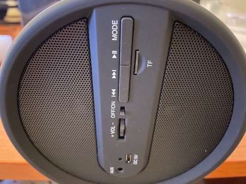 Volkano Blaster Speaker Bluetooth Ultra Powerful, 7W Sub + 2x 2W Speakers, Black/Brown (VB020-BB)