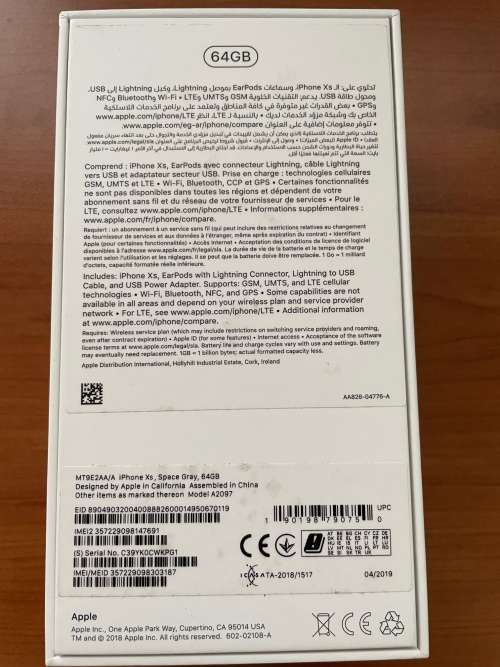 **Price Dropped** iPhone XS 64GB Space Gray **Immaculate Condition**