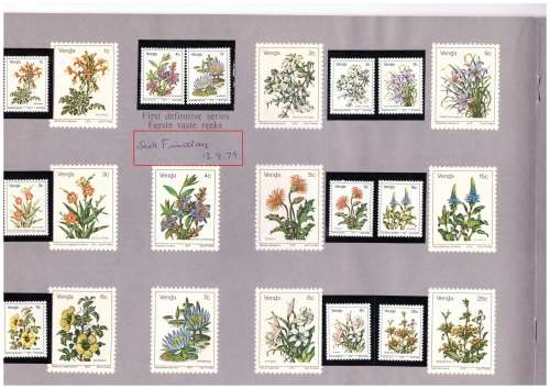 VENDA BOOKLET SIGNED BY BOTH PRESIDENTS  AND THE STAMP ARTIST