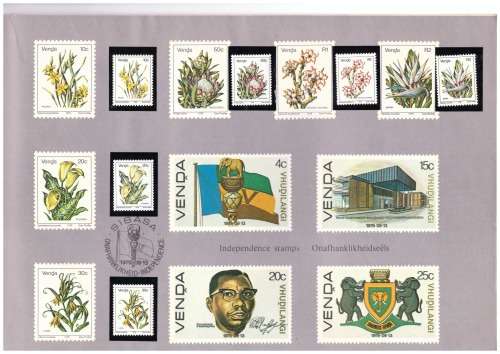 VENDA BOOKLET SIGNED BY BOTH PRESIDENTS  AND THE STAMP ARTIST