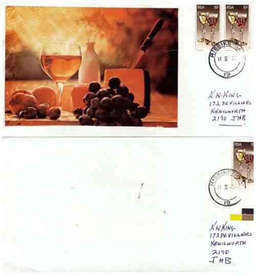 RSA 1977 WINE SYMPOSIUM COMBO ( FULL SHEETS X 3 , CONTROL, UNIQUE FDCS)