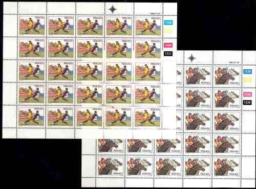 RSA 1983 SPORTS COMBO ( FULL SHEETS SET AND FDCS)