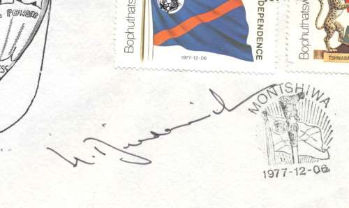 BOPS ITEMS SIGNED BY STATE PRESIDENT DR NICO DIEDERICHS * SCARCE*