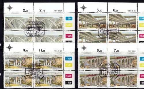 RSA BRIDGES *EXTREMELY RARE* FDC SET AND C/Bs SET SEE DESCRIPTION