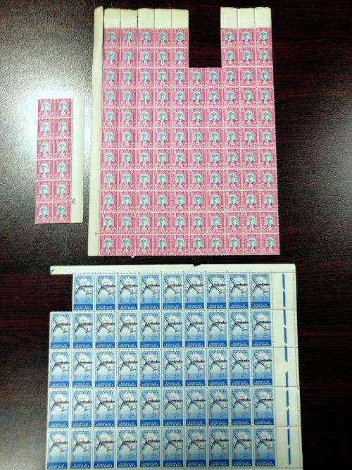 UNION SELECTION OF SHEETS / PART SHEETS
