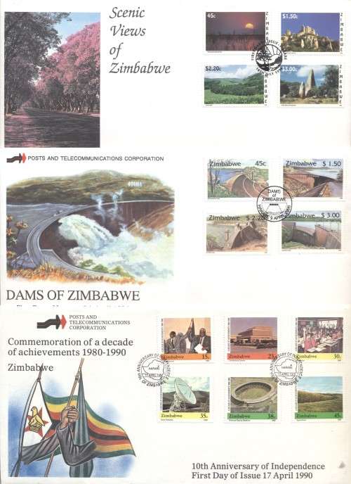 ZIMBABWE FDCs x 29