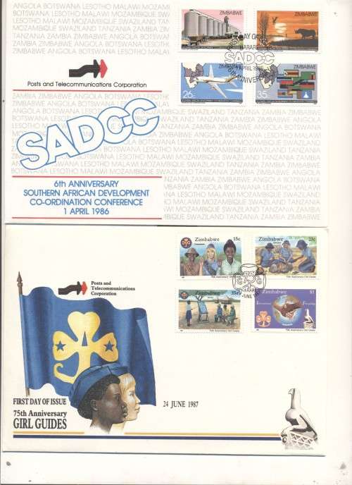 ZIMBABWE FDCs x 29