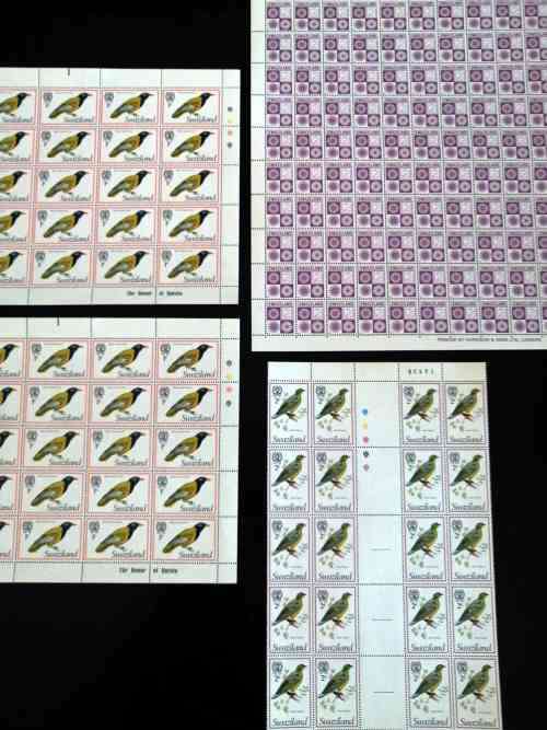 Swaziland sheets / part sheet
