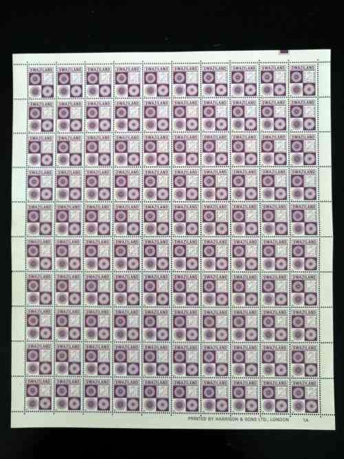 Swaziland sheets / part sheet