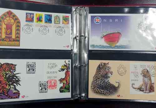 Later RSA covers x 85 in Ideal album - fresh ! incl R20 fish eagle, scarcer first day sheets etc