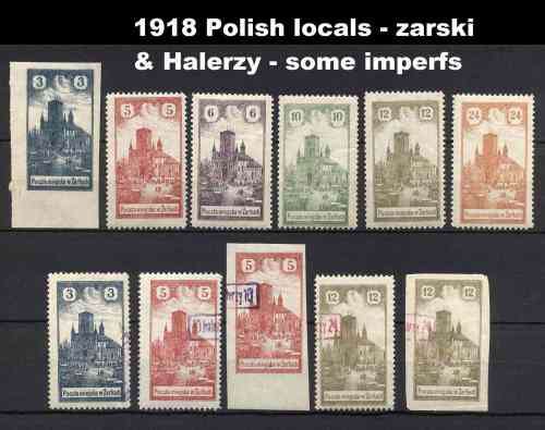 Mint / MLH Early Poland and Local issues + Postage dues - Great in this condition