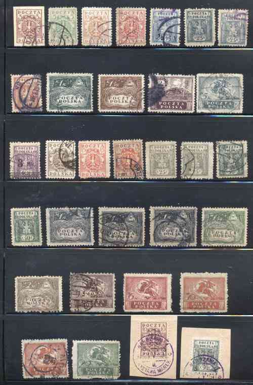 Early Danzig , Poland and Local issues used selection - see 6 scans