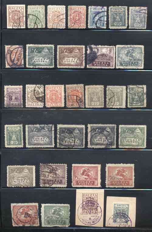 Early Danzig , Poland and Local issues used selection - see 6 scans