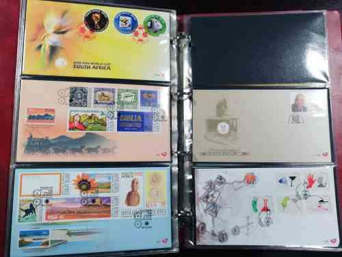 Modern RSA x 68 High Value covers  selection in Ideal 3 leaf album - 7.85 to 8.58 - Fresh!