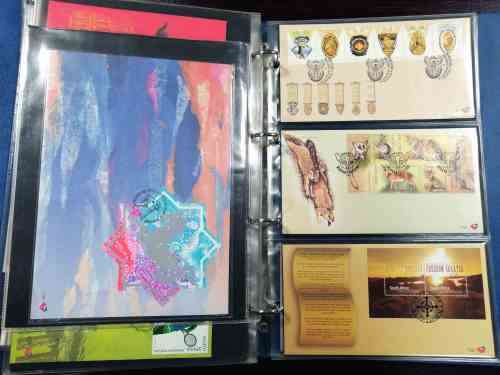 7th Series RSA x 65 Decent Value covers selection in Ideal 3 leaf album - 7.8 to 7.94 - Fresh!