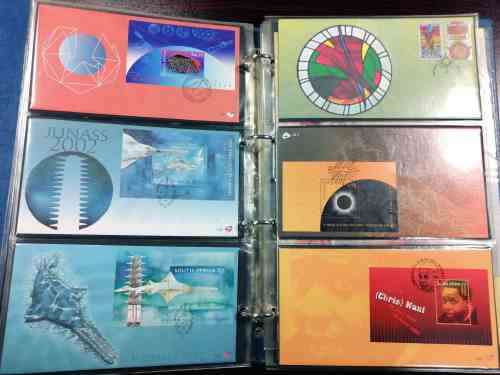 7th Series RSA x 65 Decent Value covers selection in Ideal 3 leaf album - 7.8 to 7.94 - Fresh!