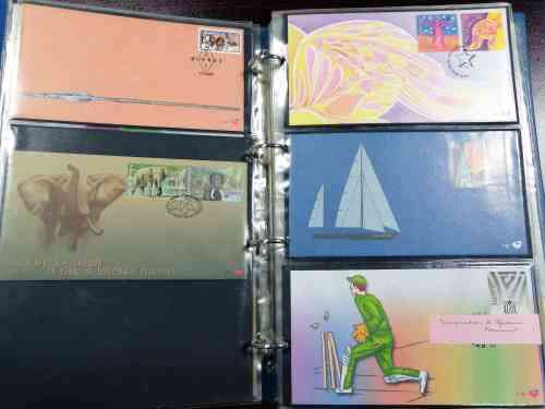 7th Series RSA x 65 Decent Value covers selection in Ideal 3 leaf album - 7.8 to 7.94 - Fresh!