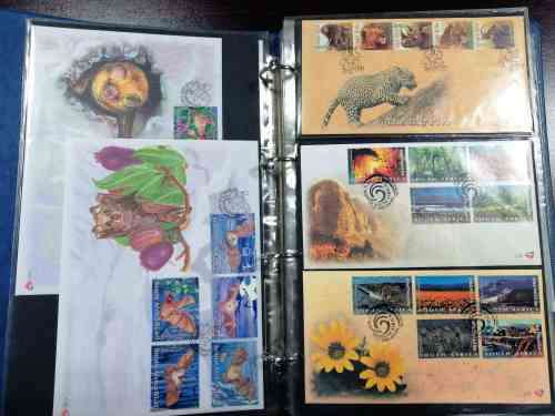 7th Series RSA x 65 Decent Value covers selection in Ideal 3 leaf album - 7.8 to 7.94 - Fresh!