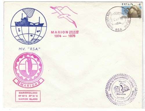 RSA Marion Islands covers x 2 - unique